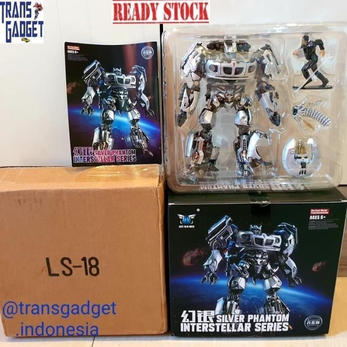 Deformed Aoyi Mech Ls-18 Jazz Mpm9 - Bmb Transformers Ls18 Silver Phantom