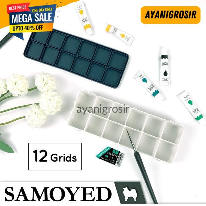 

CUCI GUDANG PALET LUKIS / CAT / PAINTING / PAINTER'S PALETTE SAMOYED PPLT-SV12 BY AYANI GROSIR !!