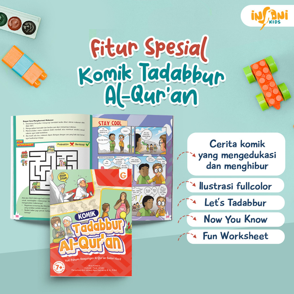 Buku Komik Tadabbur Al-Qur`an: Yuk Pahami Keagungan Al-Qur`an Sedari Kecil