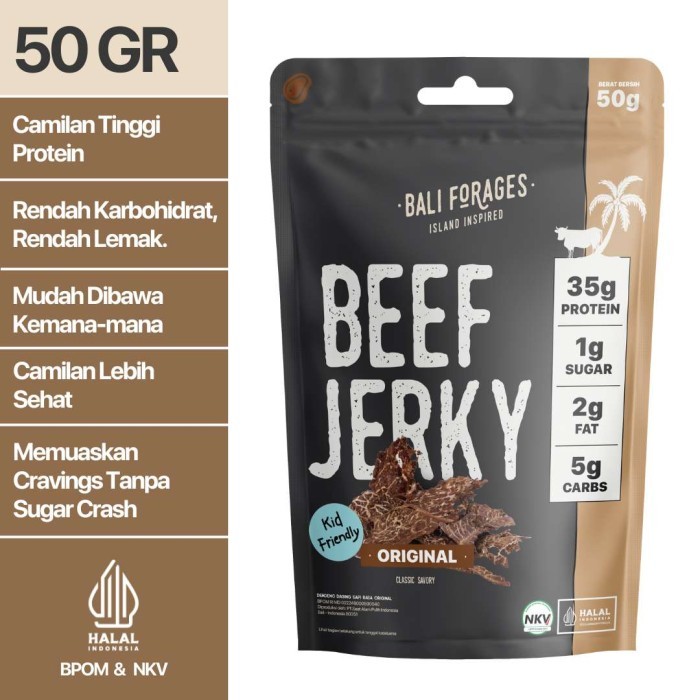 

KOMPLIT Original Beef Jerky (DENDENG AMERIKA) Makanan Ringan