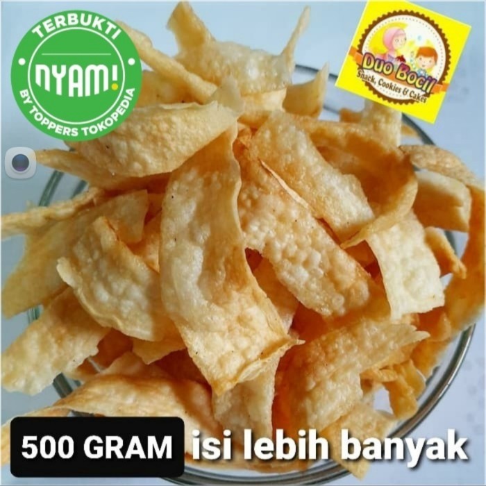 

BERGARANSI Keripik Singkong Mangleng rasa Original