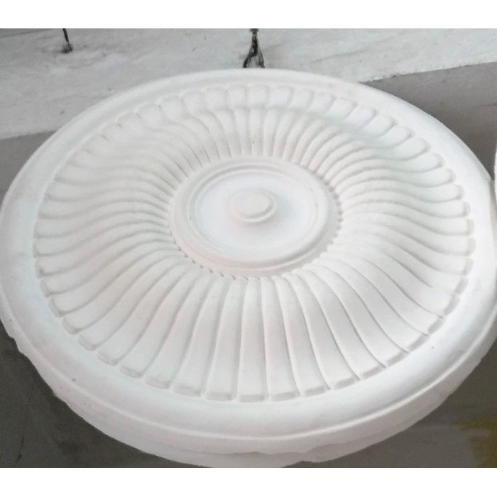 TERBARU Kembang lampu plafon gypsum centrepiece senterpis model Kerang 52cm HOT SALE