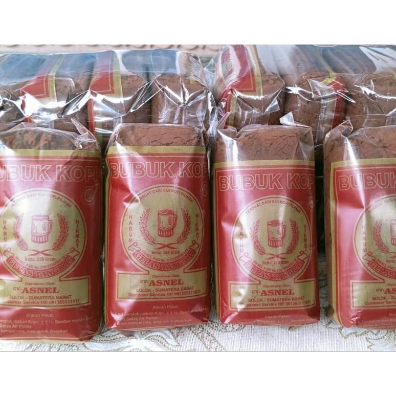 

Ready Kopi Bubuk/Gelas Tangkai Asnel/Kopi Robusta /1Kg/Kopi Murni 100%/Produksi Kota Solok