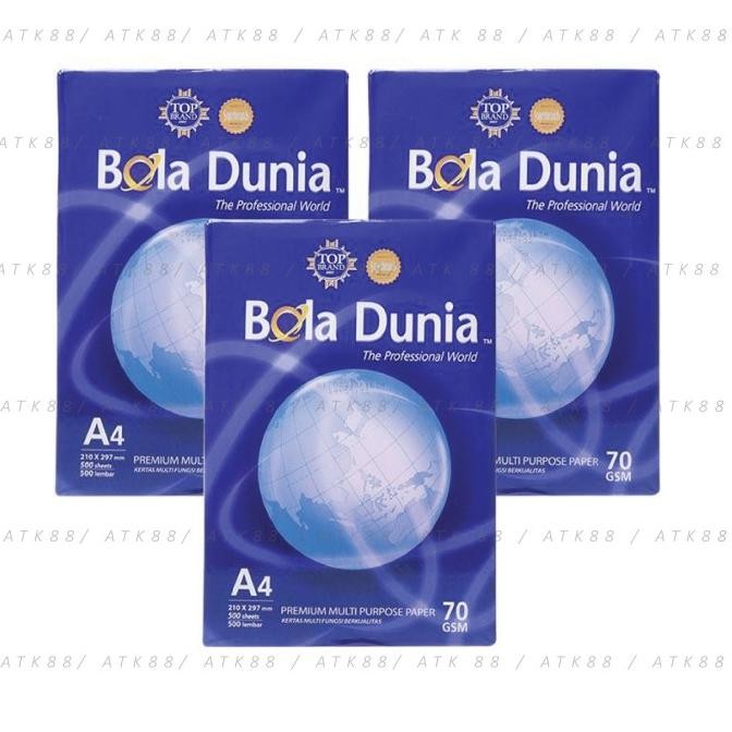 

Sale Kertas Bola Dunia Hvs A4 70Gr