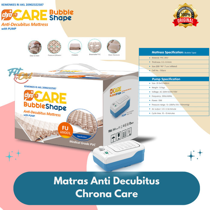 Chronacare Decubitus Bed / Bed Decubitus / Kasur Angin Dekubitus