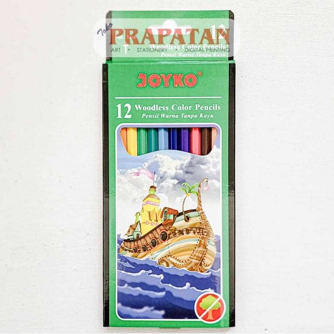 

Ready for You Pensil Warna Joyko Tanpa Kayu | Woodless Color Pencil