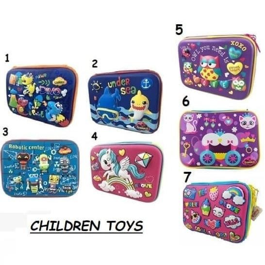 

Kotak Pensil Anak Smiggle Look A Like Motif Timbul 3D Original Dan Terpercaya