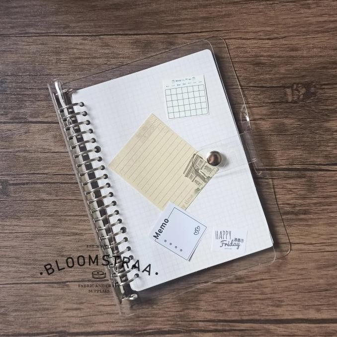 

Sale Clear Cover Binder A5 20 Ring Loose Leaf Mika Pvc Transparan A 5