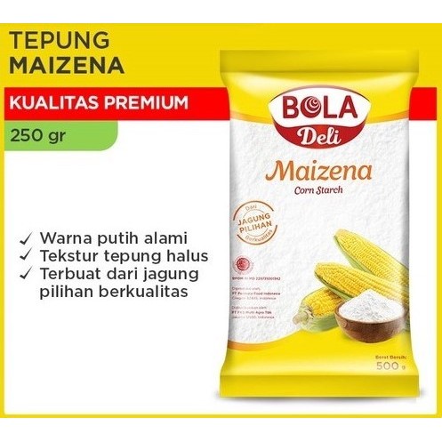 

Bola Deli Tepung Maizena 250 gr / Corn Strach / Tepung Jagung
