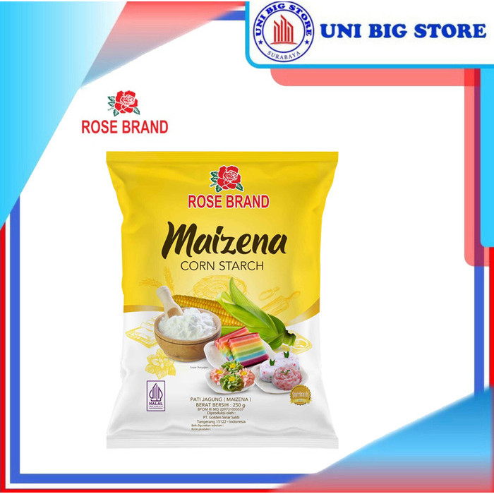 

Rose Brand Tepung Maizena Corn Starch Pati Jagung 250 gr