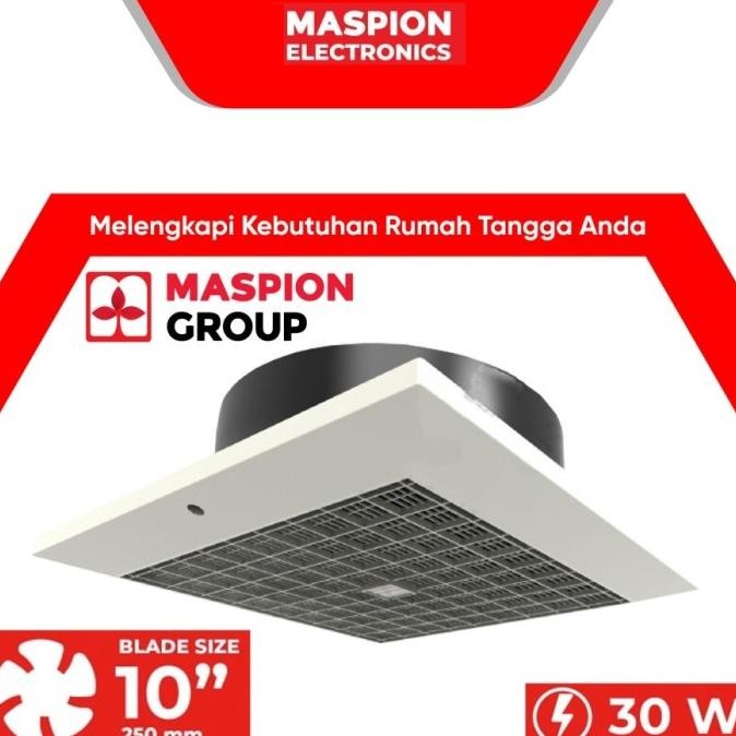 EXHAUST FAN PLAFON MASPION CEF 25 CEILING HEXOS FAN 10" 10INCH 10 INCH
