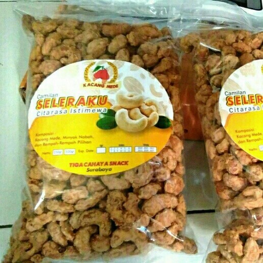 

STOK TERBATAS Kacang mete goreng krispy pedas manis 1kg