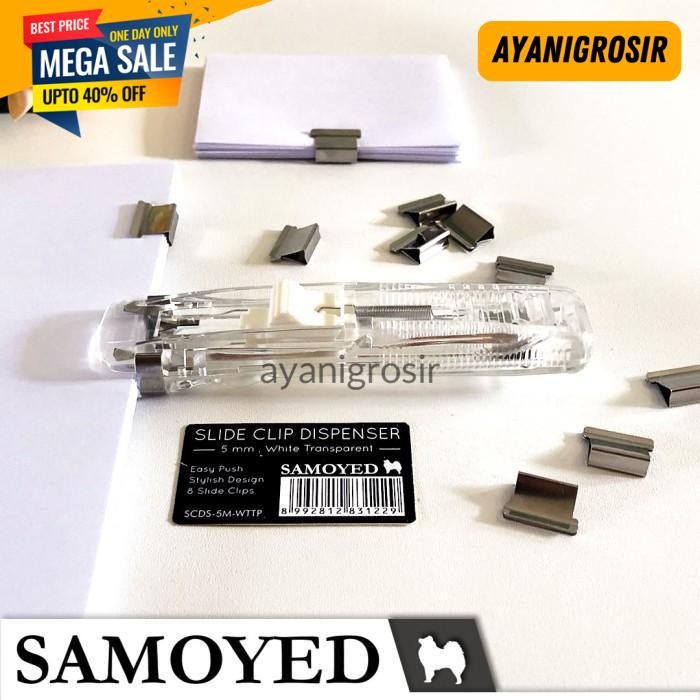 

PALING MURAH SLIDE CLIP DISPENSER / PUSHER / CLIPPER MEDIUM 5/16 MM SAMOYED SCDS-5M BY AYANI GROSIR !!