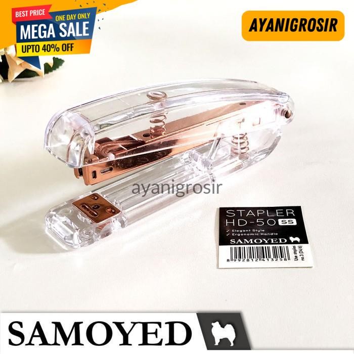 

BEST PRODUK STAPLER / HEKTER / JEPRETAN TRANSPARAN SAMOYED HD-50 SS BY AYANI GROSIR !!