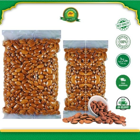 

NEW Kacang Almond Mentah Premium 1kg