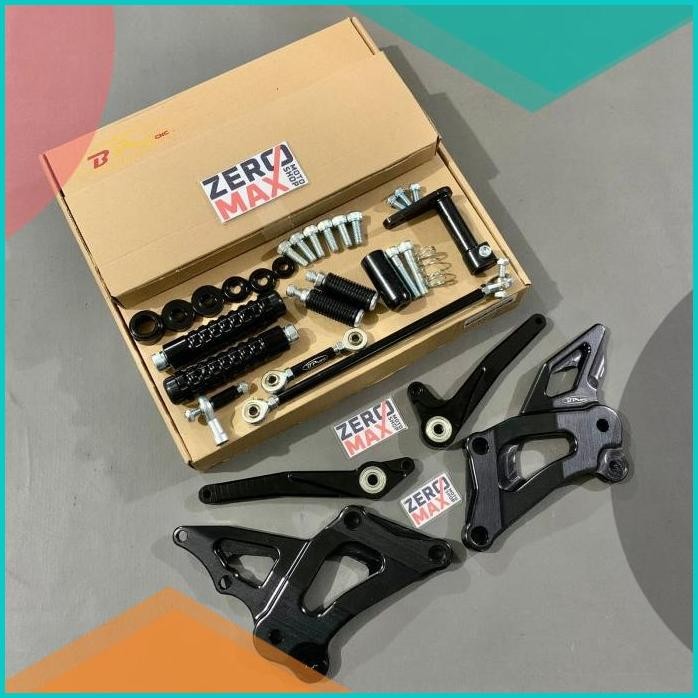 Step Underbone Footstep Racing BPRO Hitam 3D Ninja 150RR 150R 150 RR R