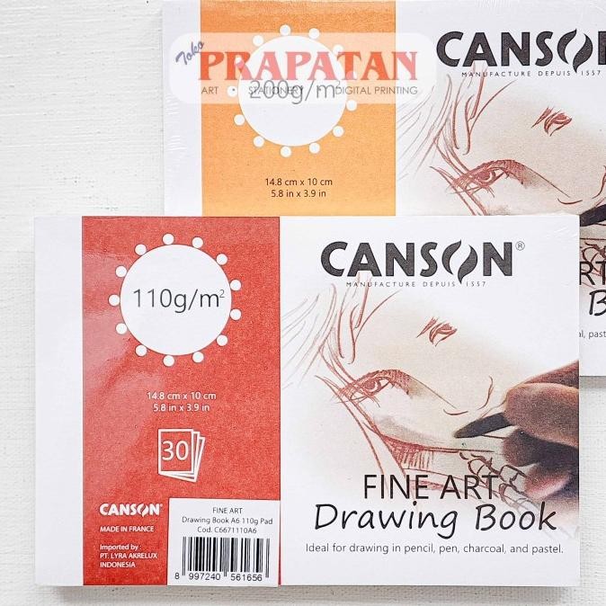 

Eksklusif Canson Fine Face | Fine Art Drawing Book Pad A6 | Buku Gambar