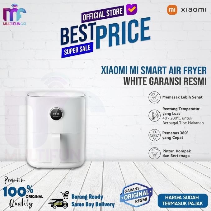 

Xiaomi Mi Smart Air Fryer - White Garansi Resmi