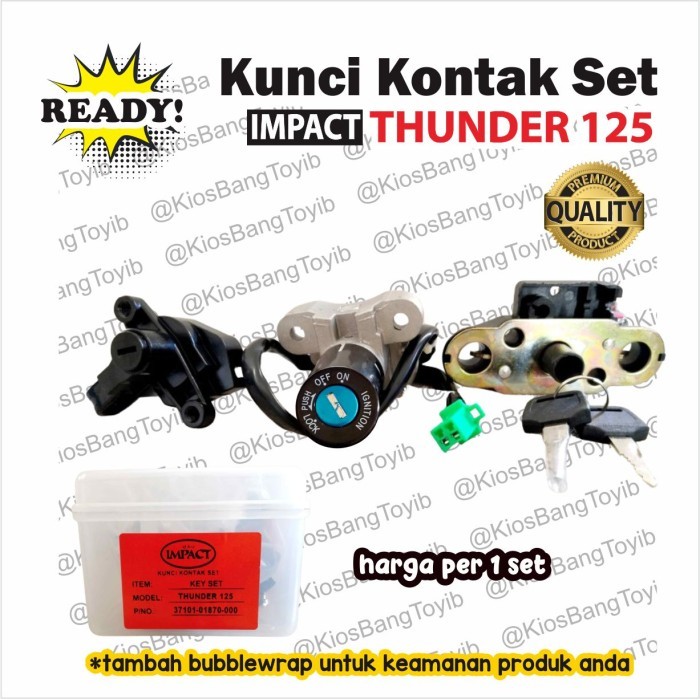 NEW Kunci Kontak Set + Jok Assy Suzuki THUNDER 125 (Impact)