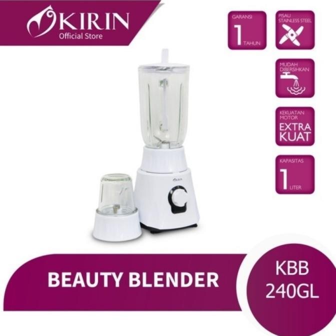 KIRIN KBB240GL BLENDER KACA 1 LITER KBB-240GL 0612T