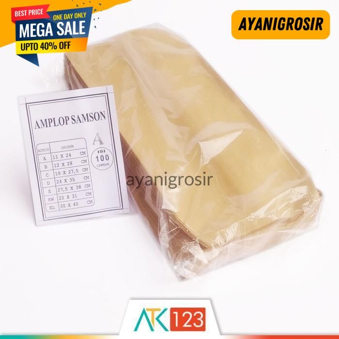 

BEST DEAL AMPLOP COKLAT / SAMSON GUANACO A (KABINET) ISI 100 BUAH BY AYANI GROSIR !!