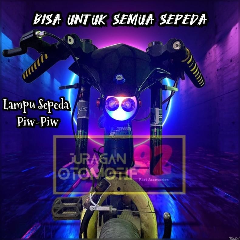 Sale Lampu Sepeda Led / Aksesoris Sepeda Anak / Sepeda Listrik / Lampu Sepeda Depan Gratis Ongkir