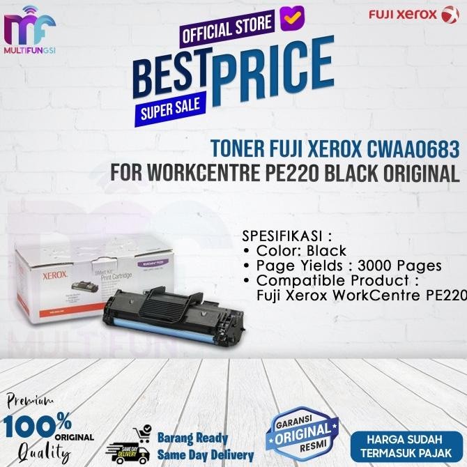 

Toner Fuji Xerox CWAA0683 For WorkCentre PE220 Black Original
