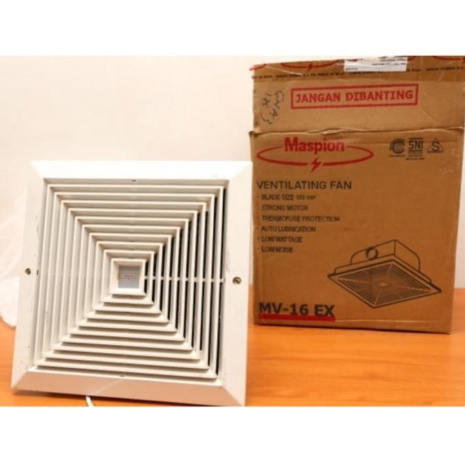 EXHAUST FAN MASPION 6 INCH PLAFON MV 16 KIPAS HISAP CEROBONG 6"