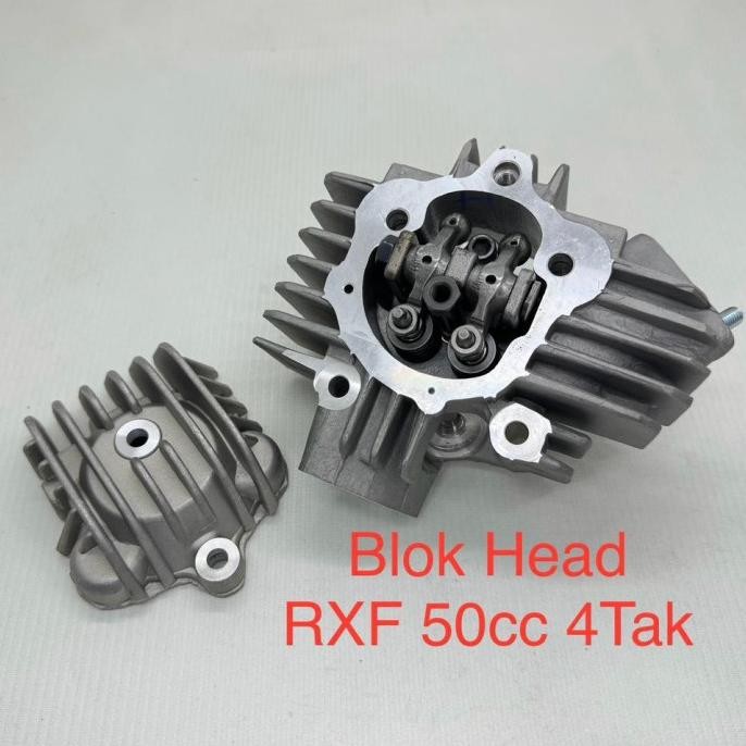 Blok Silinder Head Mini Trail - Mini Gp Medium RXF 50cc 4Tak Matic [ Leigha ]