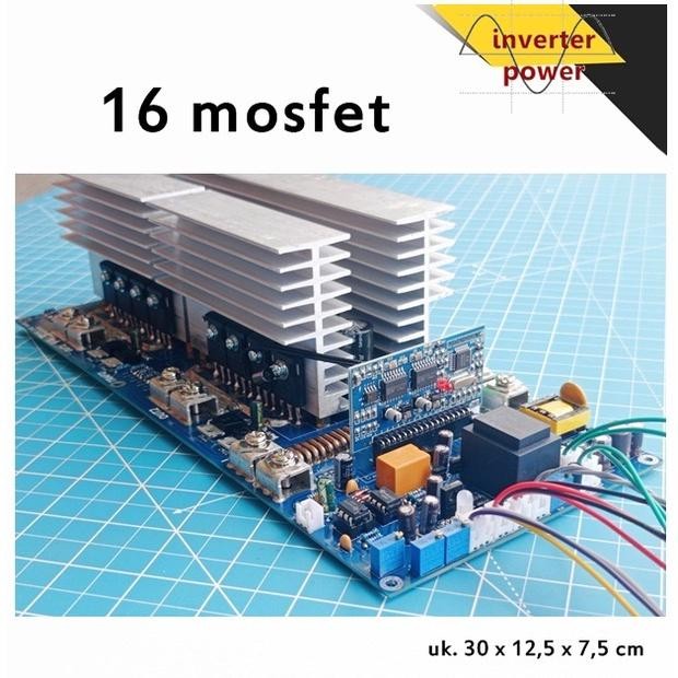 Kit Inverter Power Pure Sine Wave 16 Mosfet Egs002