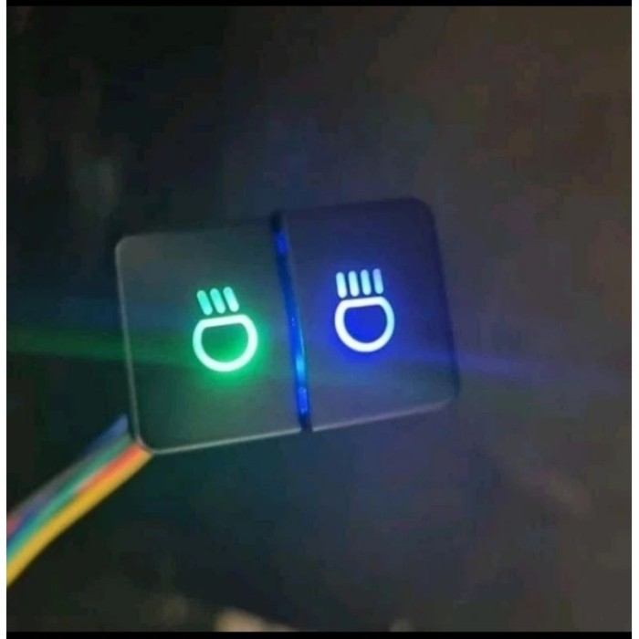 SAKLAR SWITCH MOBIL LAMPU TEMBAK 3MODE ORI NINE LB1 2TOMBOL TERLARIS.