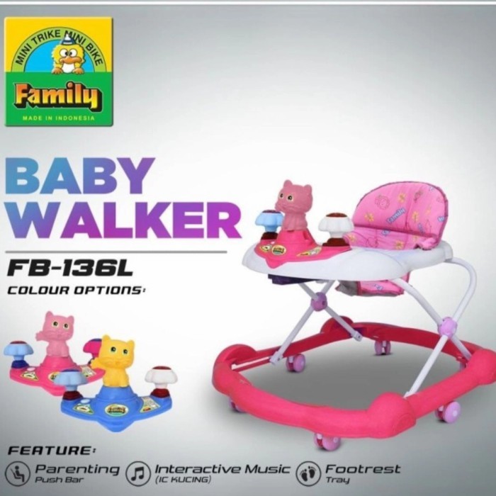 Baby Walker Family 136 Kereta belajar jalan bayi