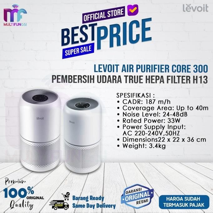 

Levoit Air Purifier Core 300 Pembersih Udara True Hepa Filter H13