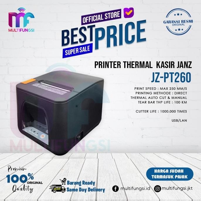 

Printer Thermal JANZ PT-260 / Printer Kasir Thermal JZ-PT260