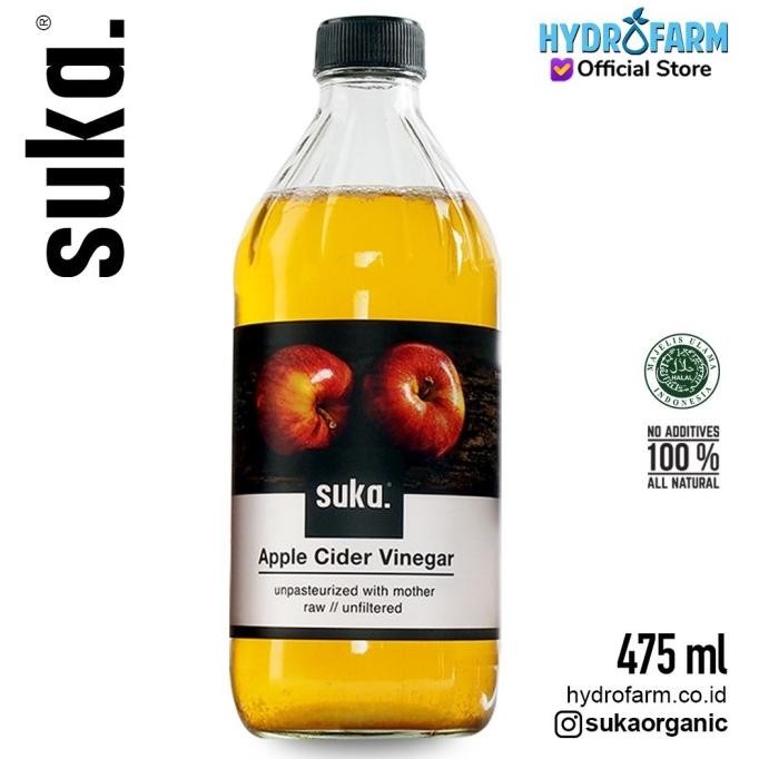 

Suka - Apple Cider Vinegar with Mother / Cuka Apel (475ml)