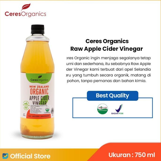 

Ceres Organics Raw Apple Cider Vinegar - 750ml