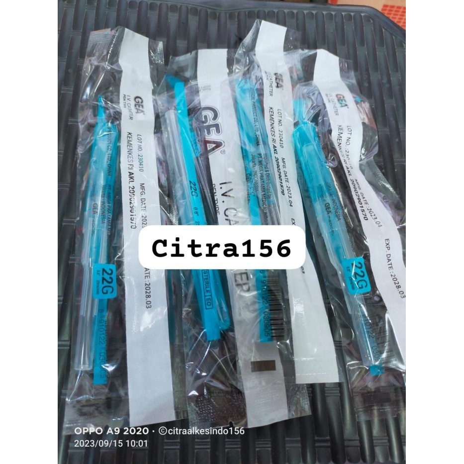 Ready Gas Abocath 22G Gea Bok