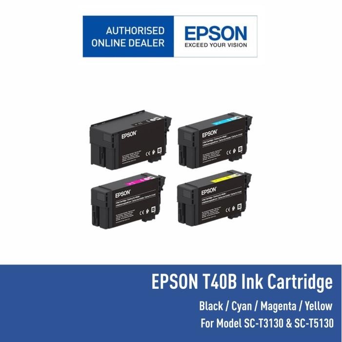 Tinta Catridge Epson T40B T-40B Untuk Printer T3130 T-3130 Original