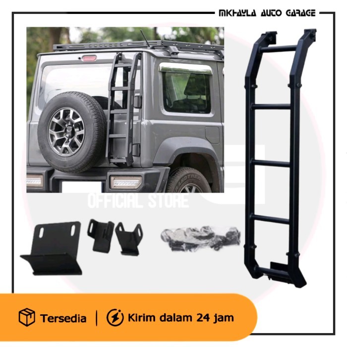 Tangga Roof Rack Belakang Suzuki New Jimny Jb64 Jb74 / Sj410 Katana Terbatas