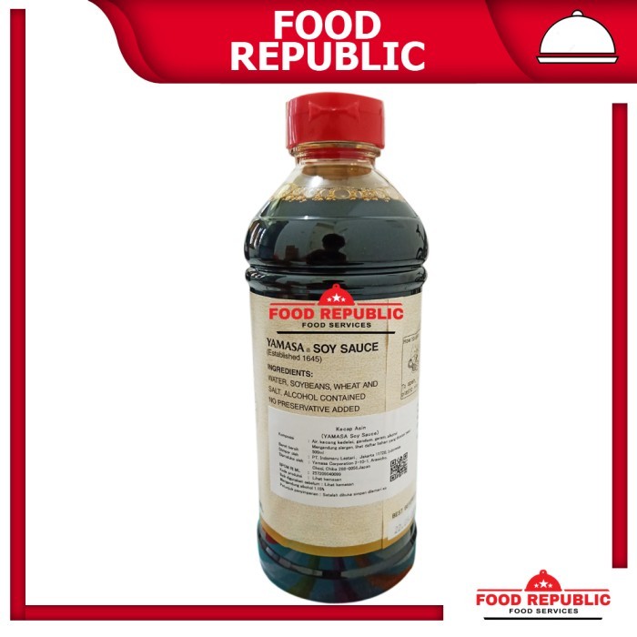 

Yamasa Brewed Soy Sauce 500 Ml - Saus Kecap Asin Jepang Yamasa