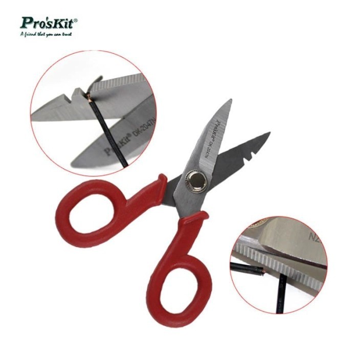 

Proskit Dk-2047N Gunting Elektro - Electrician'S Scissors (145Mm)