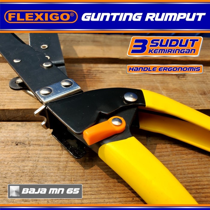 

Gunting Rumput Jepang Flexigo 3 Posisi Lawn Grass Shear 3 Angles