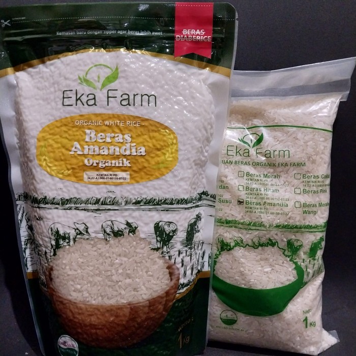 

TERBARU Beras Diabetes Organik Ekafarm PAKET 2kg BISA GRAB!
