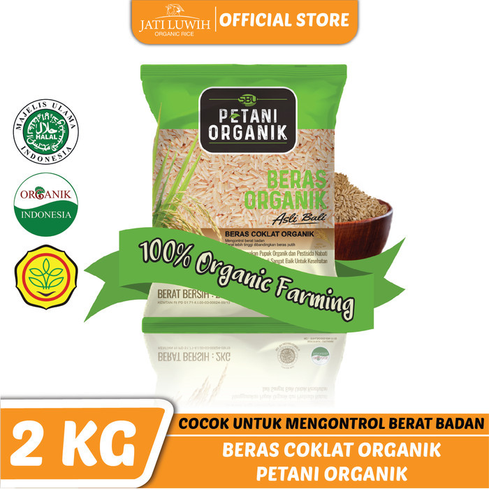 

TERBARU Beras Coklat Petani Organik 2kg / Cocok Untuk Mengontrol Berat Badan