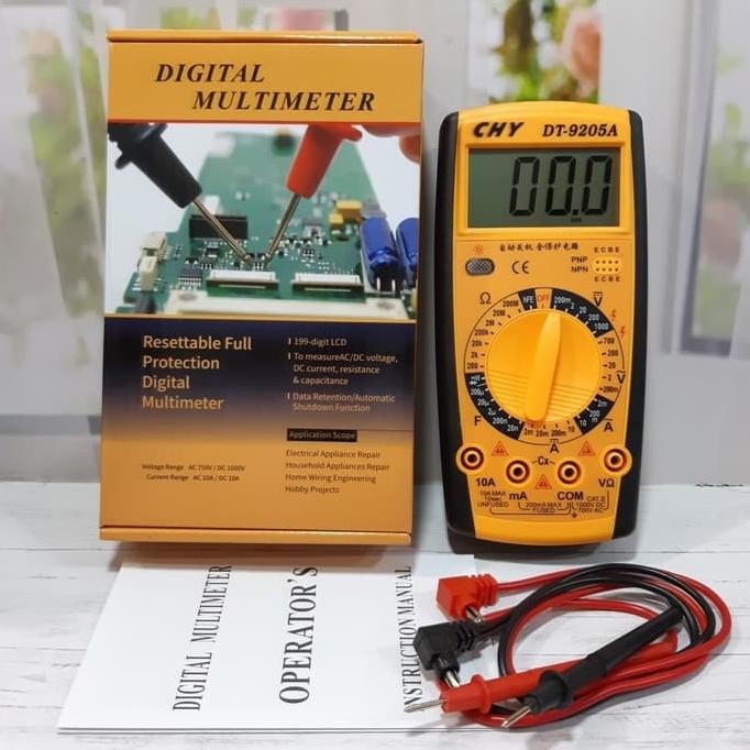 Digital Multimeter CHY 9205A Multitester AVO meter Ampere meter