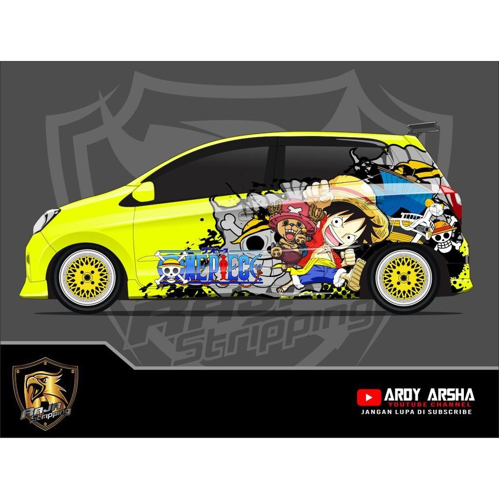 Sticker Striping Mobil Agya/Ayla Custom One Piece