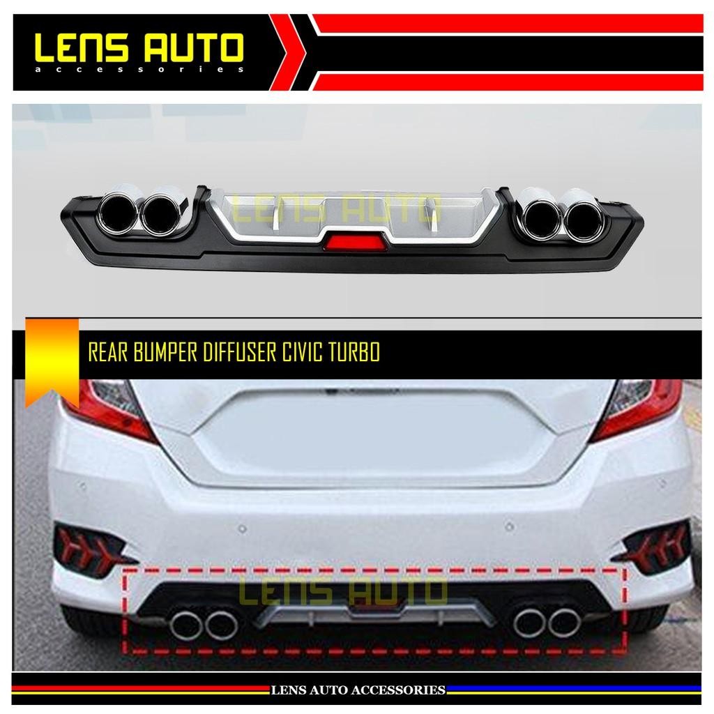 Rear Bumper Diffuser Honda Civic Turbo