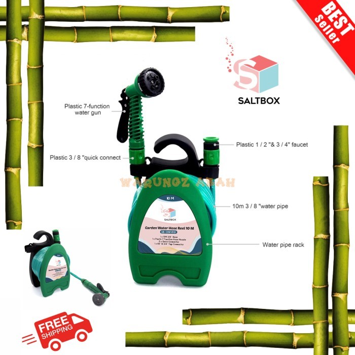 TERBARU SELANG AIR GULUNG SIRAM TERAS GARASI CUCI MOBIL TANAMAN KEBUN PORTABLE