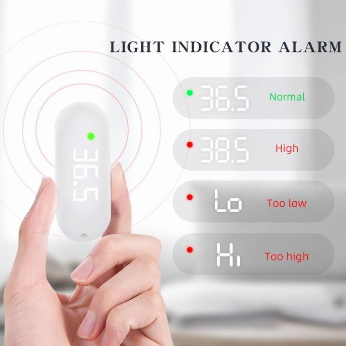 

Produk Baru!! Digital Forehead Thermometer Medical USB Rechargeable Electronic Contactless Clinical Accuracy Non-contact Kids Body Temperature