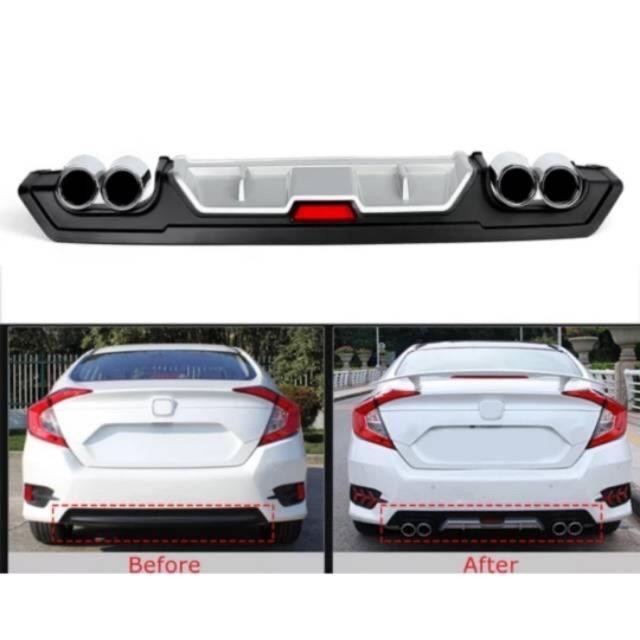 Diffuser Civic Turbo Sedan 2016 Up